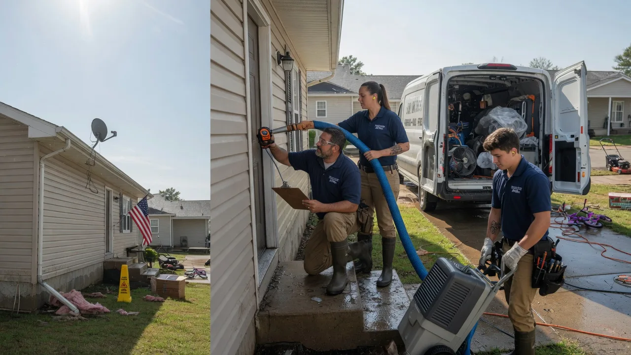 Ceiling Water Damage Restoration in New Milton, WV near me